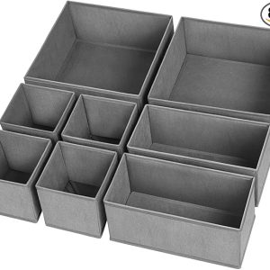 8-Pack Clothes Drawer Dividers – Keep Your Wardrobe Neat and Organized