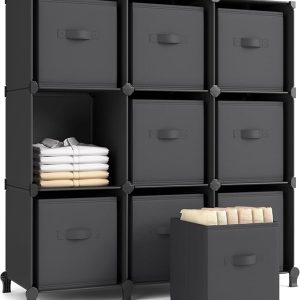 9-Cube Modular Closet Organizer – Versatile Storage Solution